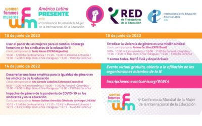 4° Conferencia Mundial de la Mujer de la Internacional de la Educación