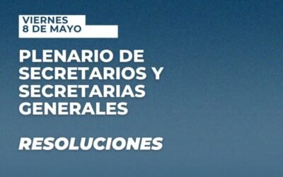 El Plenario de Conadu se declaró en sesión permanente